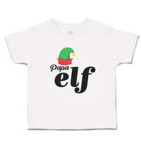 Toddler Clothes Papa Elf with Hat Toddler Shirt Baby Clothes Cotton