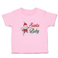 Toddler Clothes Santa Baby with Santa Claus Toddler Shirt Baby Clothes Cotton