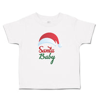 Toddler Clothes Santa Baby with Hat Toddler Shirt Baby Clothes Cotton