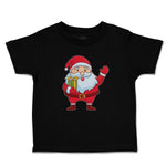 Toddler Clothes Santa Claus Wishing Merry Christmas with Gift Box Toddler Shirt