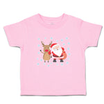 Toddler Clothes Santa Is Coming with Deer Toddler Shirt Baby Clothes Cotton