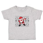 Toddler Clothes Santa Claus Dab Dance Pose Style Toddler Shirt Cotton