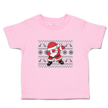 Toddler Clothes Santa Claus Dab Dance Pose Style Toddler Shirt Cotton