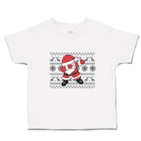 Toddler Clothes Santa Claus Dab Dance Pose Style Toddler Shirt Cotton