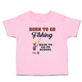 Toddler Clothes Born to Go Fishing Made School Boy with Net Hat Bag Cotton