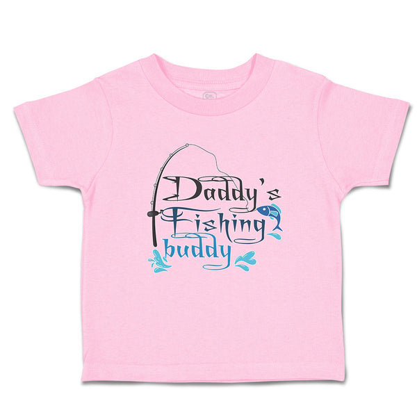 Toddler Clothes Daddy's Fishing Buddy Fish with Fishing Net Toddler Shirt Cotton