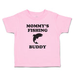 Toddler Girl Clothes Mommy's Fishing Buddy Toddler Shirt Baby Clothes Cotton