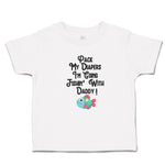 Toddler Girl Clothes Pack My Diapers I'M Going Fishing with Daddy Toddler Shirt