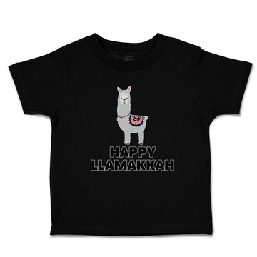 Toddler Clothes Happy Llamakkah Domestic Animal Alpacas Toddler Shirt Cotton