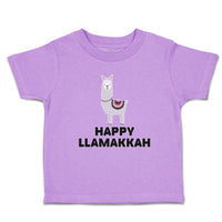 Toddler Clothes Happy Llamakkah Domestic Animal Alpacas Toddler Shirt Cotton