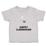 Toddler Clothes Happy Llamakkah Domestic Animal Alpacas Toddler Shirt Cotton