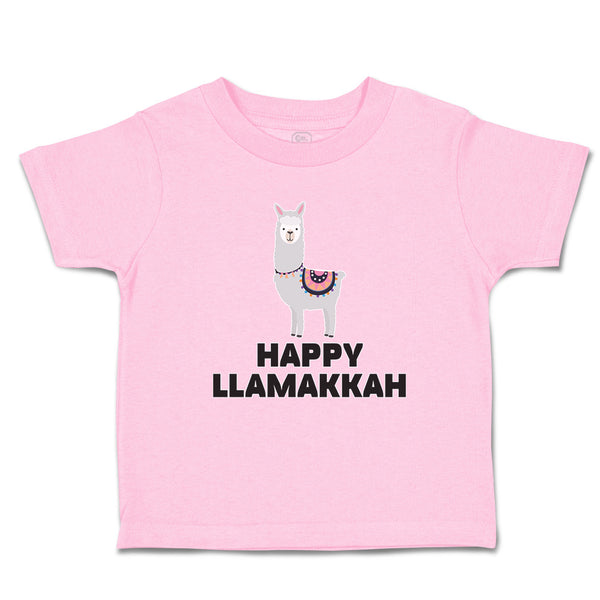 Toddler Clothes Happy Llamakkah Domestic Animal Alpacas Toddler Shirt Cotton
