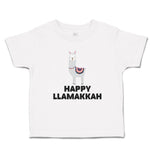 Toddler Clothes Happy Llamakkah Domestic Animal Alpacas Toddler Shirt Cotton