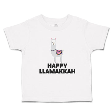 Toddler Clothes Happy Llamakkah Domestic Animal Alpacas Toddler Shirt Cotton
