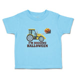 Toddler Clothes I'M Digging Halloween with Working Vehicle in Smile Face Cotton