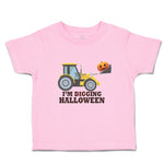 Toddler Clothes I'M Digging Halloween with Working Vehicle in Smile Face Cotton