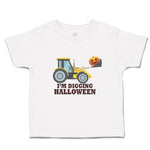 Toddler Clothes I'M Digging Halloween with Working Vehicle in Smile Face Cotton