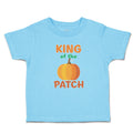 Toddler Clothes King on The Patch with Pumpkin Vegetable Toddler Shirt Cotton