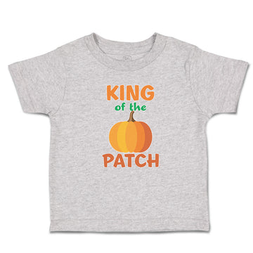 Toddler Clothes King on The Patch with Pumpkin Vegetable Toddler Shirt Cotton