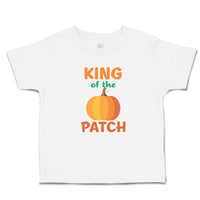 Toddler Clothes King on The Patch with Pumpkin Vegetable Toddler Shirt Cotton