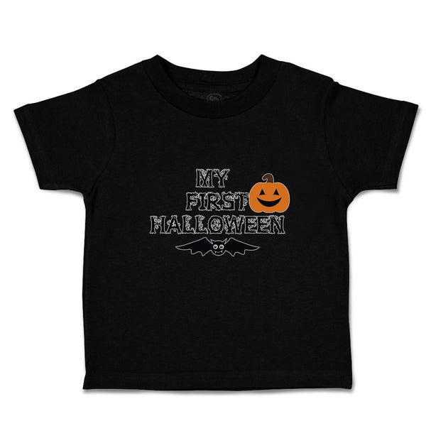 Toddler Clothes My First Halloween with Bat Toddler Shirt Baby Clothes Cotton