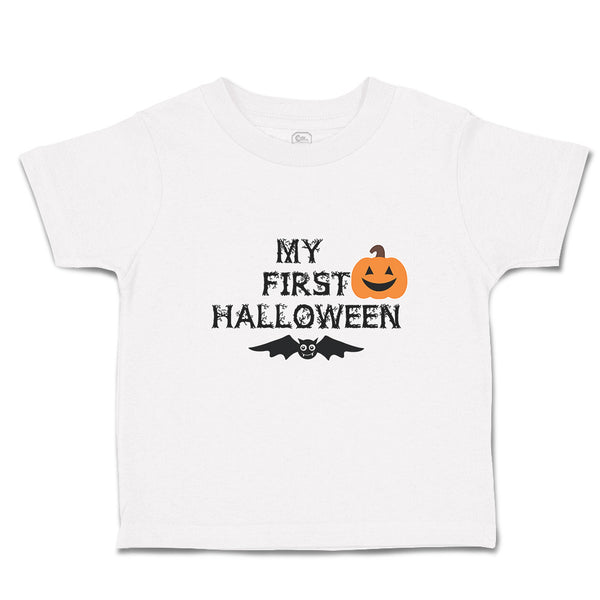 Toddler Clothes My First Halloween with Bat Toddler Shirt Baby Clothes Cotton