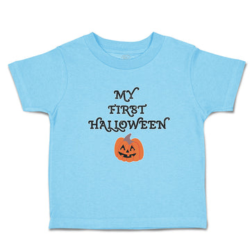 Toddler Clothes My First Halloween with Funny Face Toddler Shirt Cotton