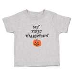 Toddler Clothes My First Halloween with Funny Face Toddler Shirt Cotton