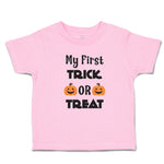 Toddler Clothes My First Trick Or Treat with Smile Halloween Toddler Shirt