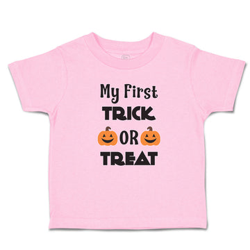 Toddler Clothes My First Trick Or Treat with Smile Halloween Toddler Shirt