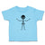 Cute Toddler Clothes Silhouette Skeleton Skull Body Toddler Shirt Cotton