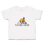 Toddler Clothes Future Hiker Tourist Hiking. Standing Ledge Mountain Cotton