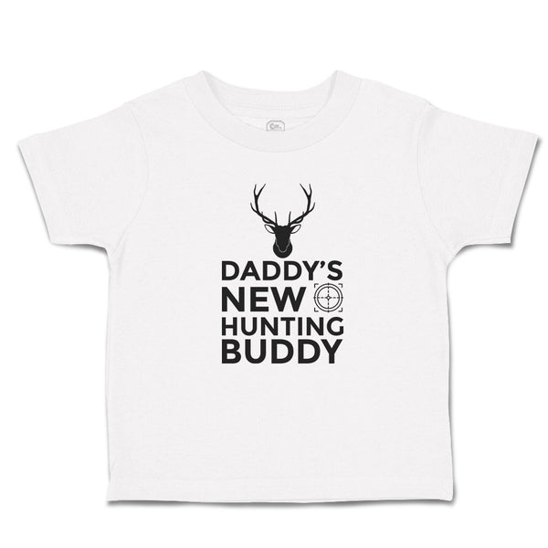 Toddler Clothes Daddy's New Hunting Buddy Wild Animal Deer Face with Horn Cotton