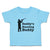 Toddler Clothes Daddy's Hunting Buddy Person Standing with Gun Toddler Shirt