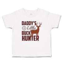 Toddler Clothes Daddy's Little Buck Hunter Wild Animal Deer with Horn Standing