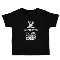 Toddler Clothes Grandpa's Future Hunting Buddy Wild Animal Deer with Horn Cotton