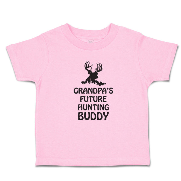 Toddler Clothes Grandpa's Future Hunting Buddy Wild Animal Deer with Horn Cotton