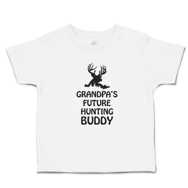 Toddler Clothes Grandpa's Future Hunting Buddy Wild Animal Deer with Horn Cotton