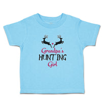 Toddler Clothes Grandpa's Hunting Girl Heart with Wild Animal Deer Is Jumping