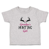 Toddler Clothes Grandpa's Hunting Girl Heart with Wild Animal Deer Is Jumping