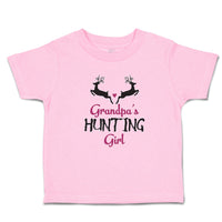Toddler Girl Clothes Grandpa's Hunting Girl Wild Animal Deer Jumping Cotton
