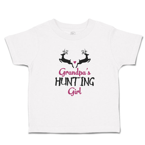 Toddler Girl Clothes Grandpa's Hunting Girl Wild Animal Deer Jumping Cotton