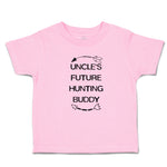 Toddler Clothes Uncle's Future Hunting Buddy with Arrow Archery Toddler Shirt