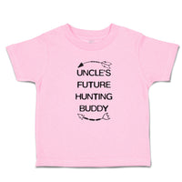 Toddler Clothes Uncle's Future Hunting Buddy with Arrow Archery Toddler Shirt