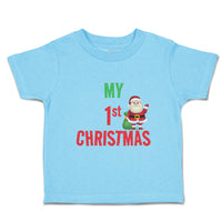 Toddler Clothes My 1St Christmas Holidays and Occasions Toddler Shirt Cotton