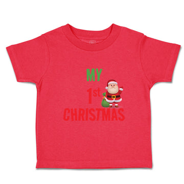 Toddler Clothes My 1St Christmas Holidays and Occasions Toddler Shirt Cotton