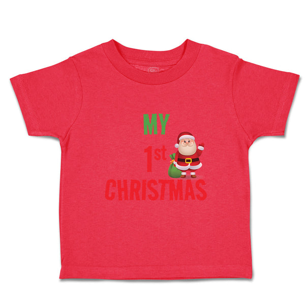 Toddler Clothes My 1St Christmas Holidays and Occasions Toddler Shirt Cotton