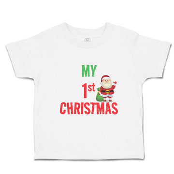 Toddler Clothes My 1St Christmas Holidays and Occasions Toddler Shirt Cotton