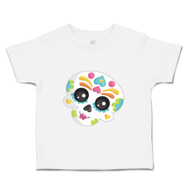 Toddler Clothes Sugar Skull 4 Holidays and Occasions Halloween Toddler Shirt