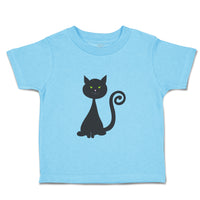 Toddler Clothes Green Eyes Black Cat Holidays and Occasions Halloween Cotton
